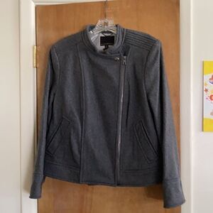Banana Republic Moto Italian woven wool jacket